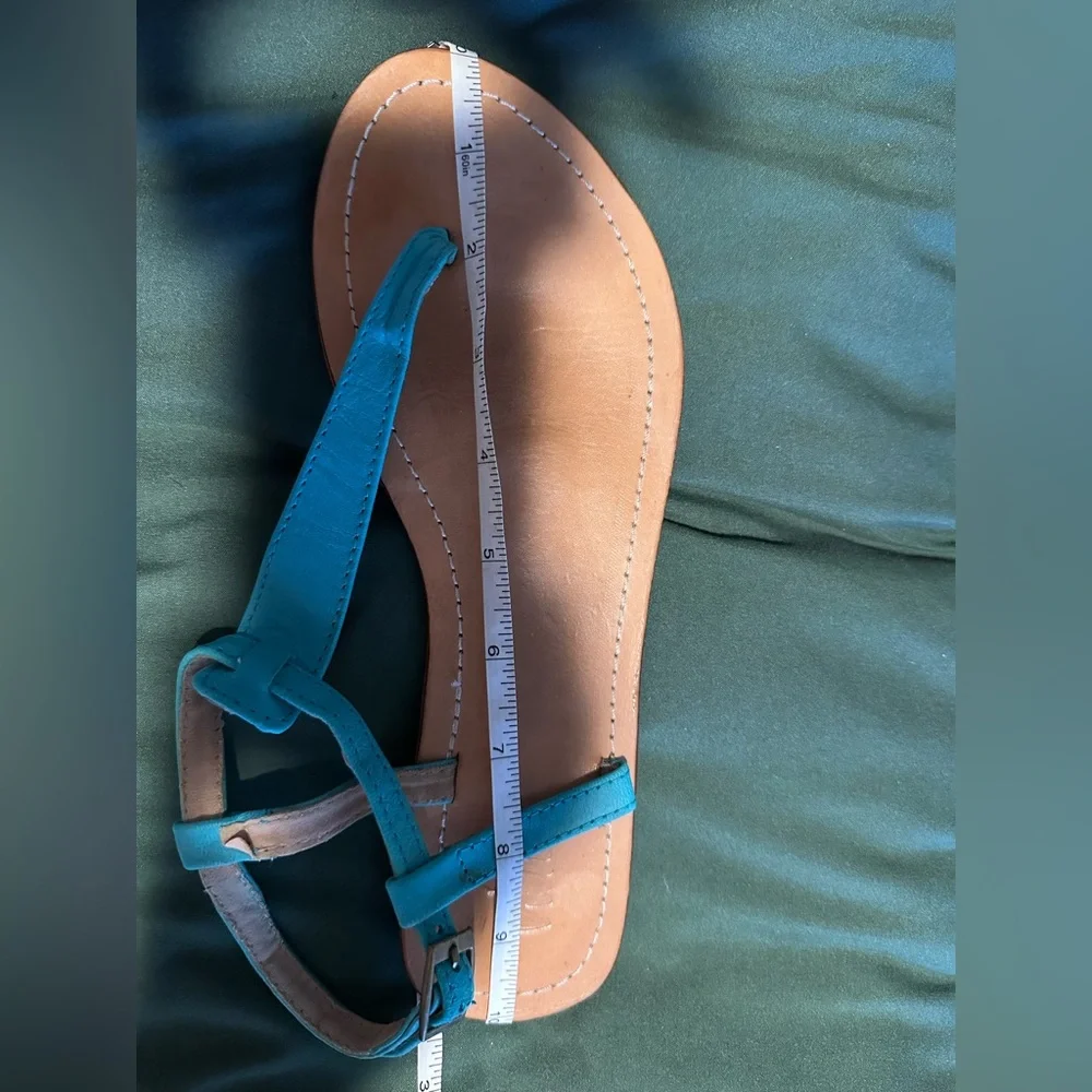 Handmade Turquoise Sandals shoes from Ubud, Bali